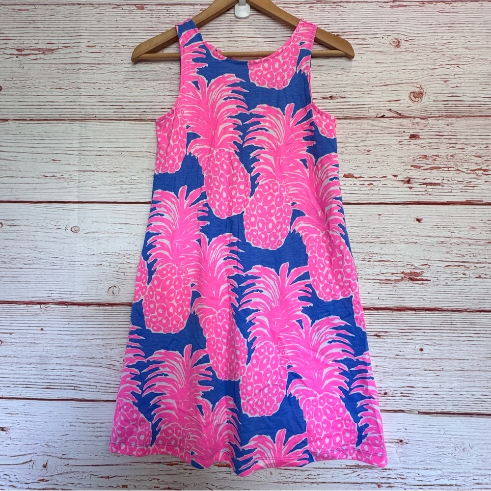Lilly Pulitzer Kristen Swing Dress in Blue Haven Little Flamenco Sz XXS - Picture 4 of 14